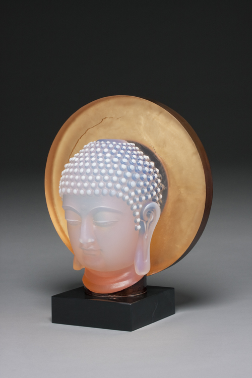 Buddha - hot cast glass